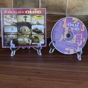 Oui 3 ‎For What It's Worth Maxi Single CD 1993 UK BMG MCSXD 1736